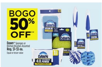 Dawn® Sponges or Kitchen Brushes