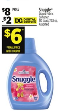 Snuggle® Liquid Fabric Softener