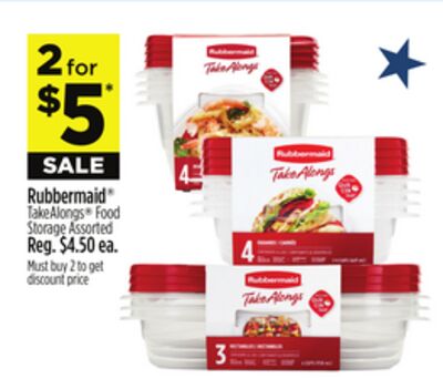 Rubbermaid® TakeAlongs® Food Storage