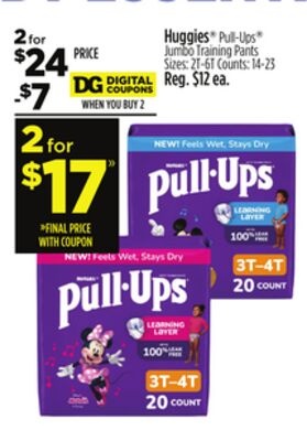 Huggies® Pull-Ups® Jumbo Training Pants
