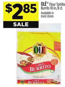 OLÉ® Flour Tortillas Burrito