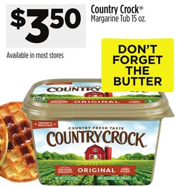 Country Crock® Margarine Tub