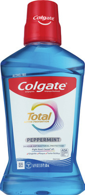 Colgate Total 5.1 oz toothpaste 1 ct., Optic White, Total Active Prevention or Enamel Strength mouthwash 473-500mL.