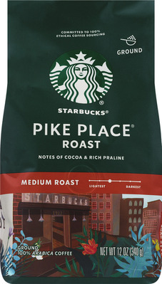 Starbucks bagged coffee 9-12 oz, K-Cups 10 ct., Cold Brew 32 oz or instant 3.17 oz.