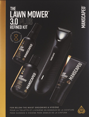 MANSCAPED The Lawn Mower 3.0 Plus Refined Kit or The Handyman compact face shaver.