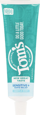 WITH CARD Tom's of Maine toothpaste, mouthwash or deodorant