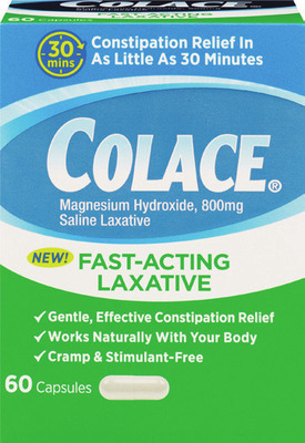 Balneol, Calmol, Charco Caps, Colace, Ex-Lax, HemCalm, Kaopectate, Mylanta, Perdiem, RectiCare, Senokot, Sea-Band or Zegerid OTC digestive health