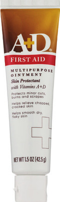 A+D first aid 1.5 oz, Domeboro, Sarna, Sting-Kill, Blue Star, Lamisil, Solarcaine or Nizoral first aid.