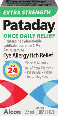 Pataday allergy itch relief eye drops