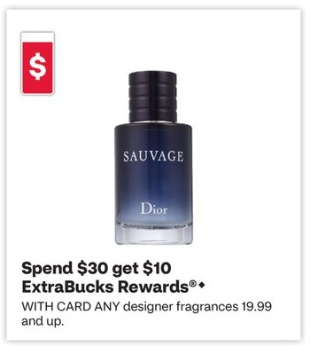 WITH CARD ANY designer fragrances 19.99 and up.