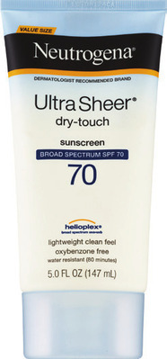 Neutrogena sun care or sunless