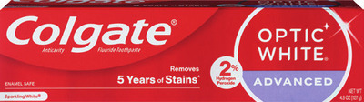 Colgate Optic White Pro Series Advanced, Sensitive 3-6 oz, Total 5.1 oz 2 pk. or value pk. paste.