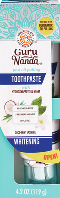 ALL Guru Nanda oil pulling oral rinse, whitening strips or toothpaste