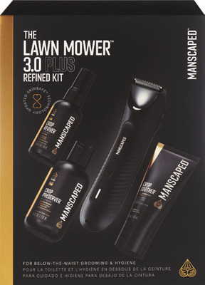 MANSCAPED The Lawn Mower 3.0 Plus Refined Kit or The Handyman compact face shaver.