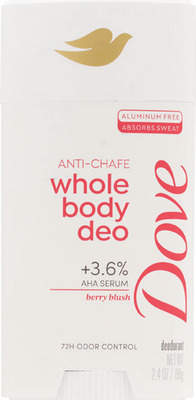 Dove, MEN+Care deodorant or whole body deodorant
