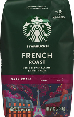 Starbucks bagged coffee 9-12 oz, K-Cups 10 ct., Cold Brew 32 oz or instant 3.17 oz.