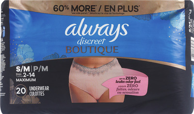 Always Discreet underwear