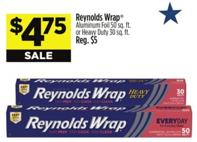Reynolds Wrap® Aluminum Foil or Heavy Duty