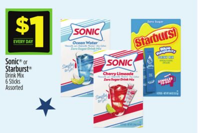 Sonic® or Starburst® Drink Mix
