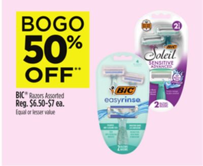 BIC® Razors Assorted