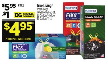 True Living® Trash Bags