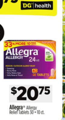 Allegra® Allergy Relief Tablets