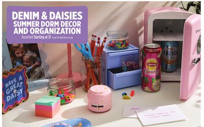 DENIM & DAISIES SUMMER DORM DECOR AND ORGANIZATION