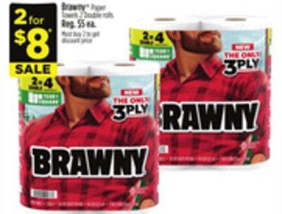 Brawny® Paper Towels 2 Double rolls