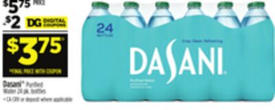 Dasani Purified Water