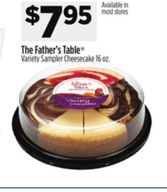 The Father's Table® Variety Sampler Cheesecake