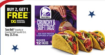 Taco Bell Crunchy or Crunchy & Soft Taco Kit