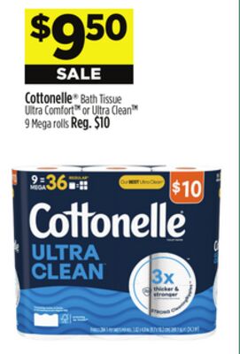 Cottonelle® Bath Tissue Ultra Comfort™ or Ultra Clean™