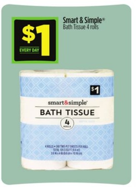Smart & Simple® Bath Tissue