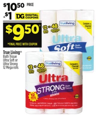 True Living® Bath Tissue