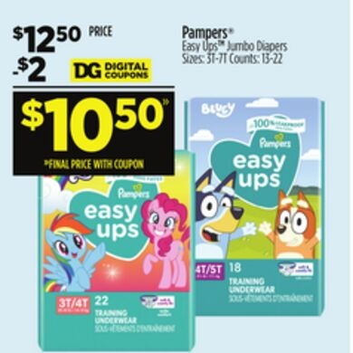 Pampers® Easy Ups™ Jumbo Diapers