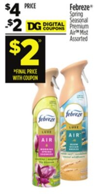 Febreze® Spring Premium Air™ Mist