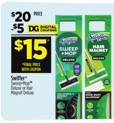 Swiffer® Sweep+Mop™ Deluxe or Hair Magnet Deluxe
