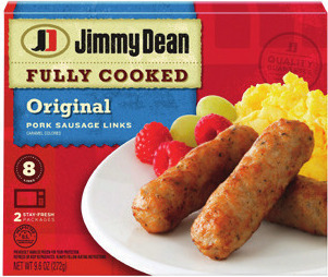 Jimmy Dean Fresh or Fully Cooked Breakfast Sausage Rolls, Links, Patties or Crumbles