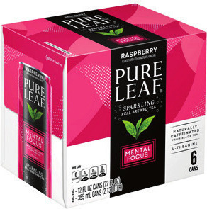 Pure Leaf Brewed Tea 6 pk./16.9 oz. bottles or Mental Focus Sparkling Brewed Tea 6 pk./12 oz. cans