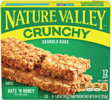 Nature Valley Bars 5-6 ct./4.59-8.94 oz. or Mott's Soft Baked Bars 5-6 ct./5.76-6.55 oz.