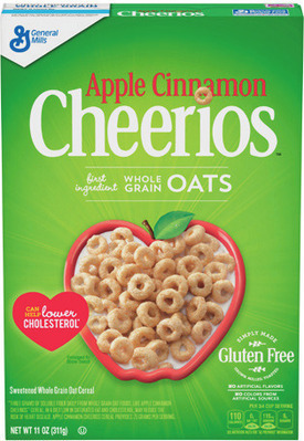 General Mills Apple Cinnamon, Fruity, Strawberry Banana or Chocolate Flavored Cheerios*