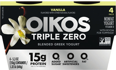 Dannon Light & Fit, Oikos or Too Good Greek Yogurt