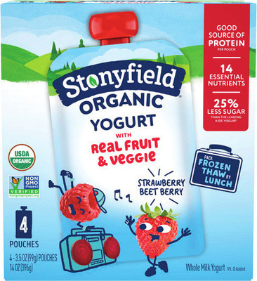 Stonyfield Whole Milk Yogurt Pouches