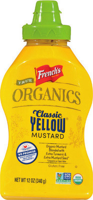 French's True Organic Yellow or Flavored Mustard*