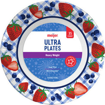Meijer Summer Paper Plates 9