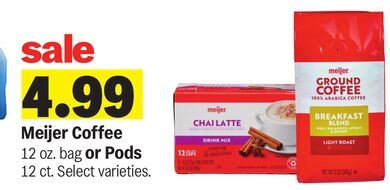 Meijer Coffee or Pods