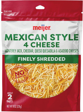 Meijer Shredded, Sliced or Chunk Cheese