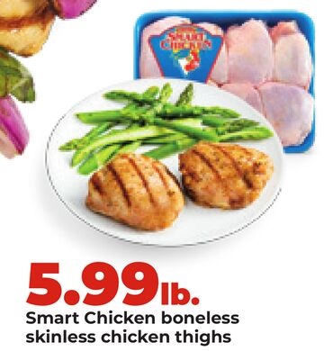 Smart Chicken boneless skinless chicken thighs