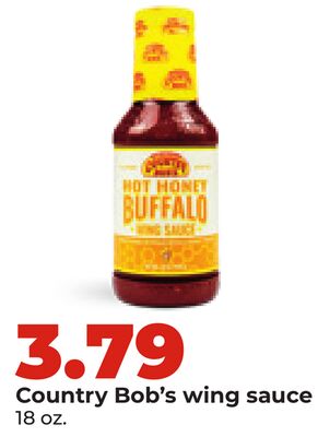 Country Bob's wing sauce