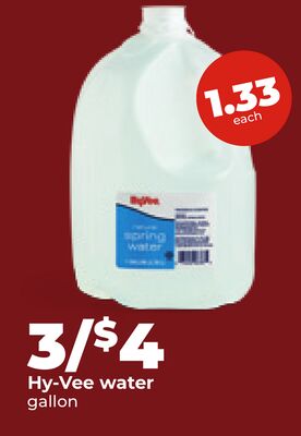 Hy-Vee water